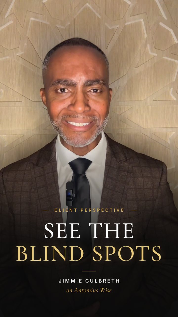Jimmie Culbreth on working with Antomius Wise: See the blind spots