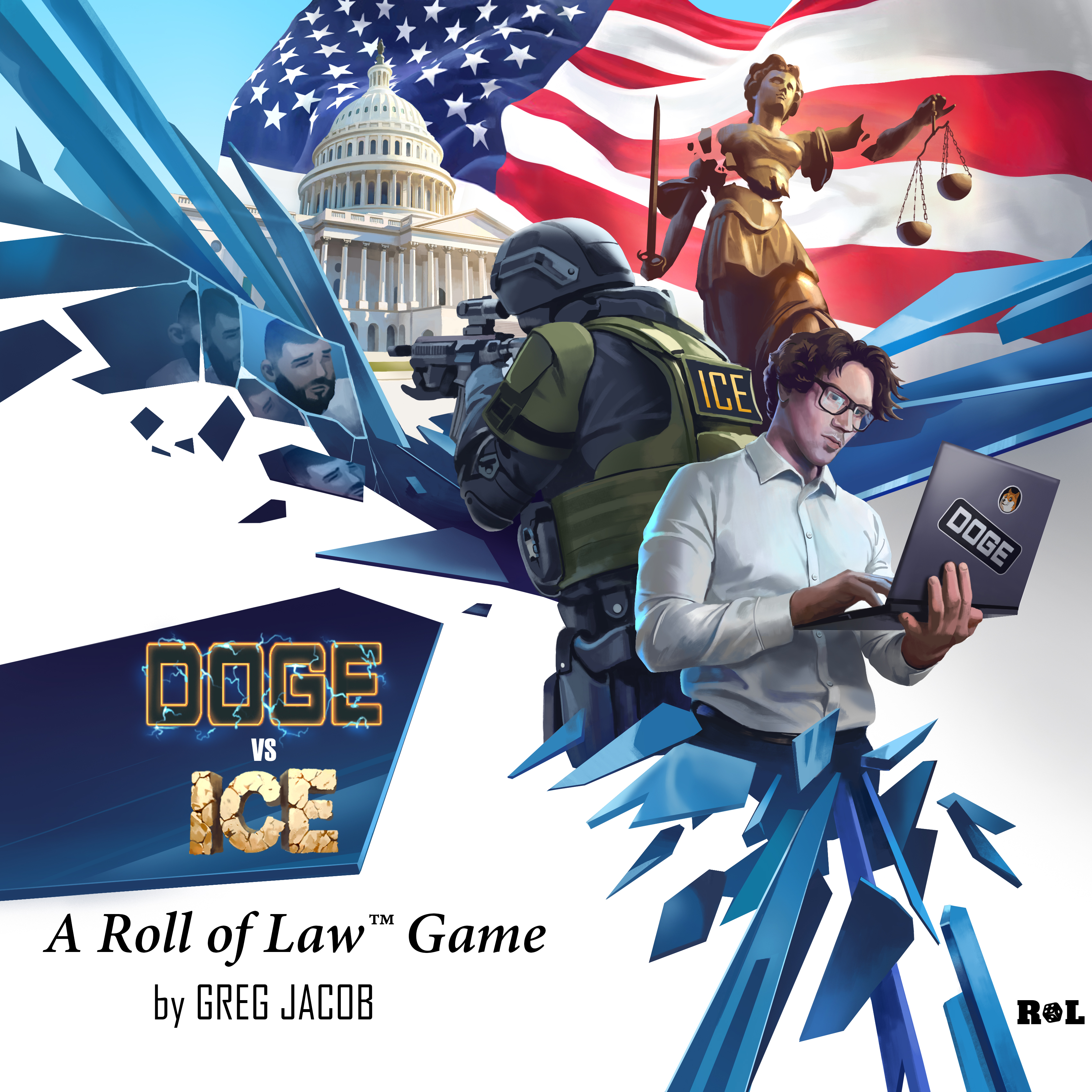DOGE vs. ICE — box cover